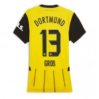 Borussia Dortmund Pascal Gross #13 Hemmatröja Kvinnor 2024-25 Korta ärmar